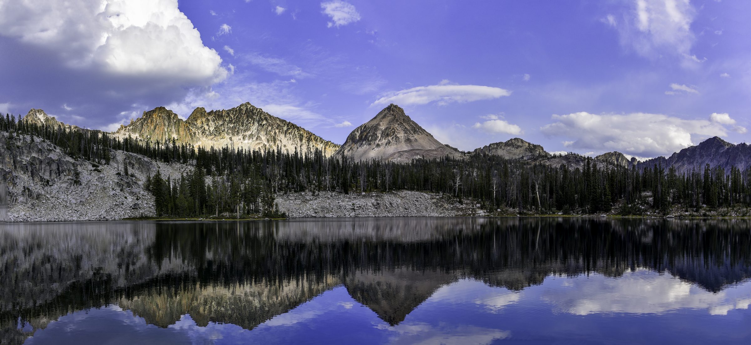 Not Quite — The lake did the mountain twice, to be sure.