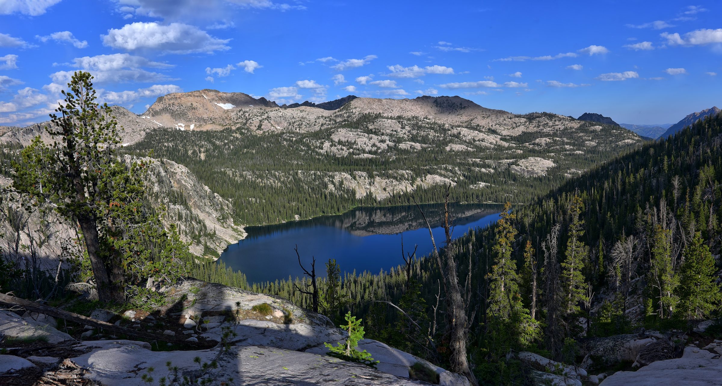 Off the Beaten Path — One ledge, one lake, no path and a view few take the opportunity to see. 