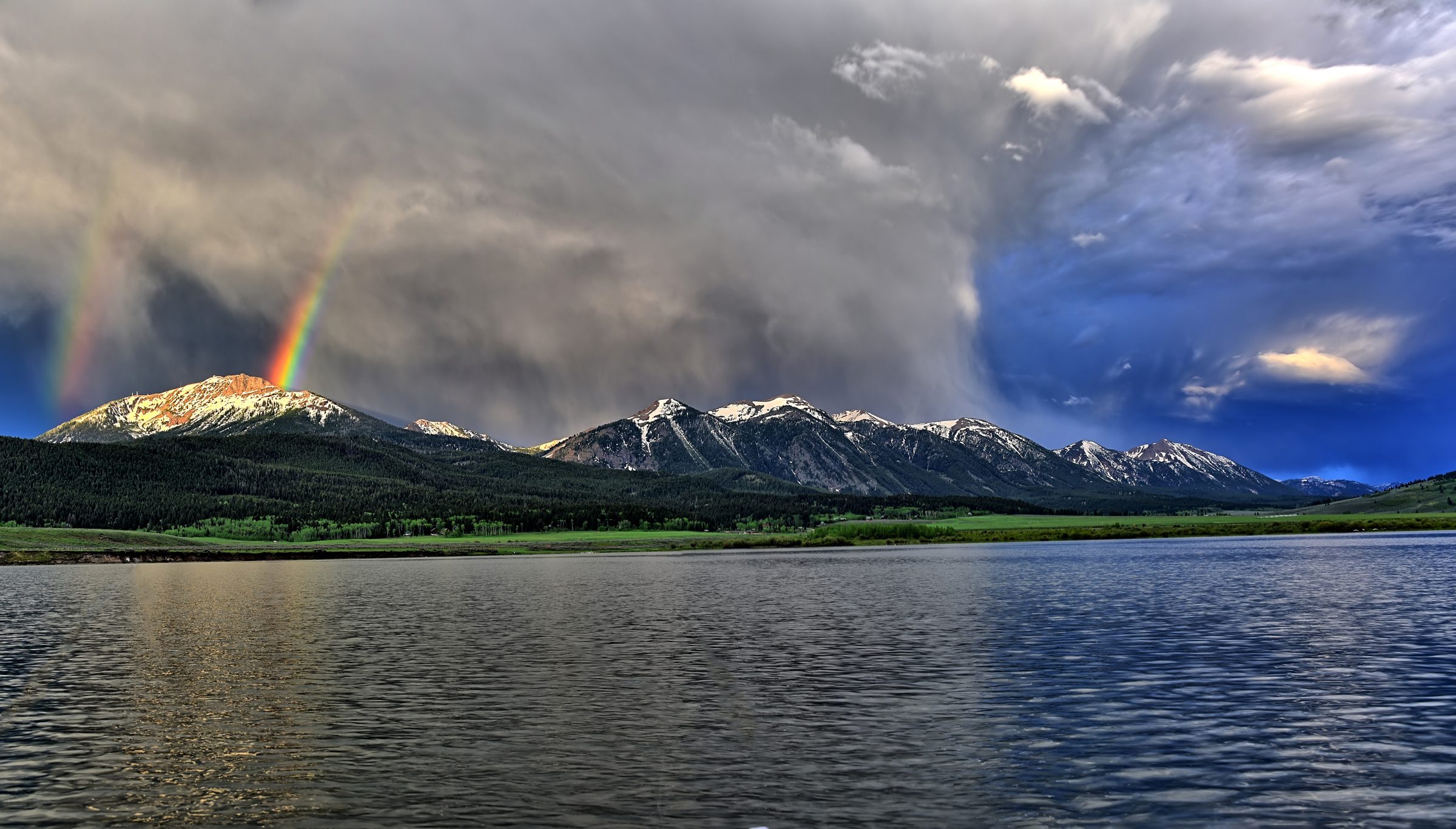 Hopeful — A whole storm, and the reassurance that it was almost past.